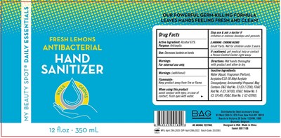Image Description (Fresh Lemons Hand Sanitizer 350 mL 65)